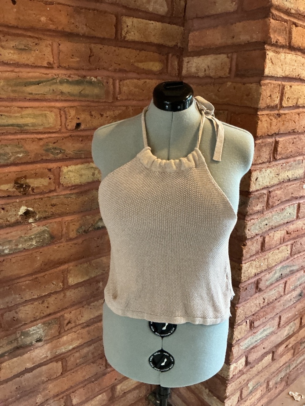 MinkPink Drawstring Neck Crop Top